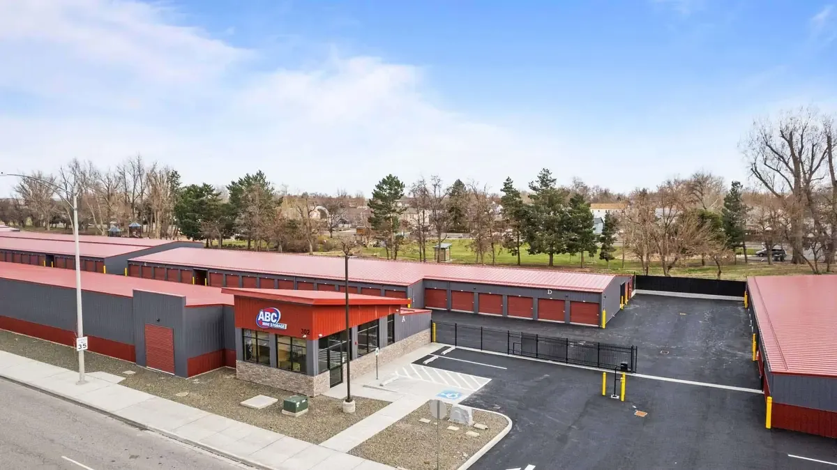 Aerial view of ABC Mini storage